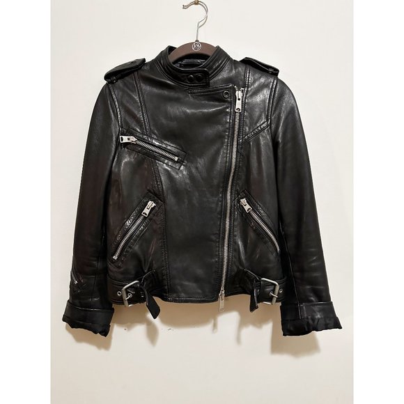 AllSaints Atkinson Biker Jacket - EXCELLENT cond! - Picture 4 of 9